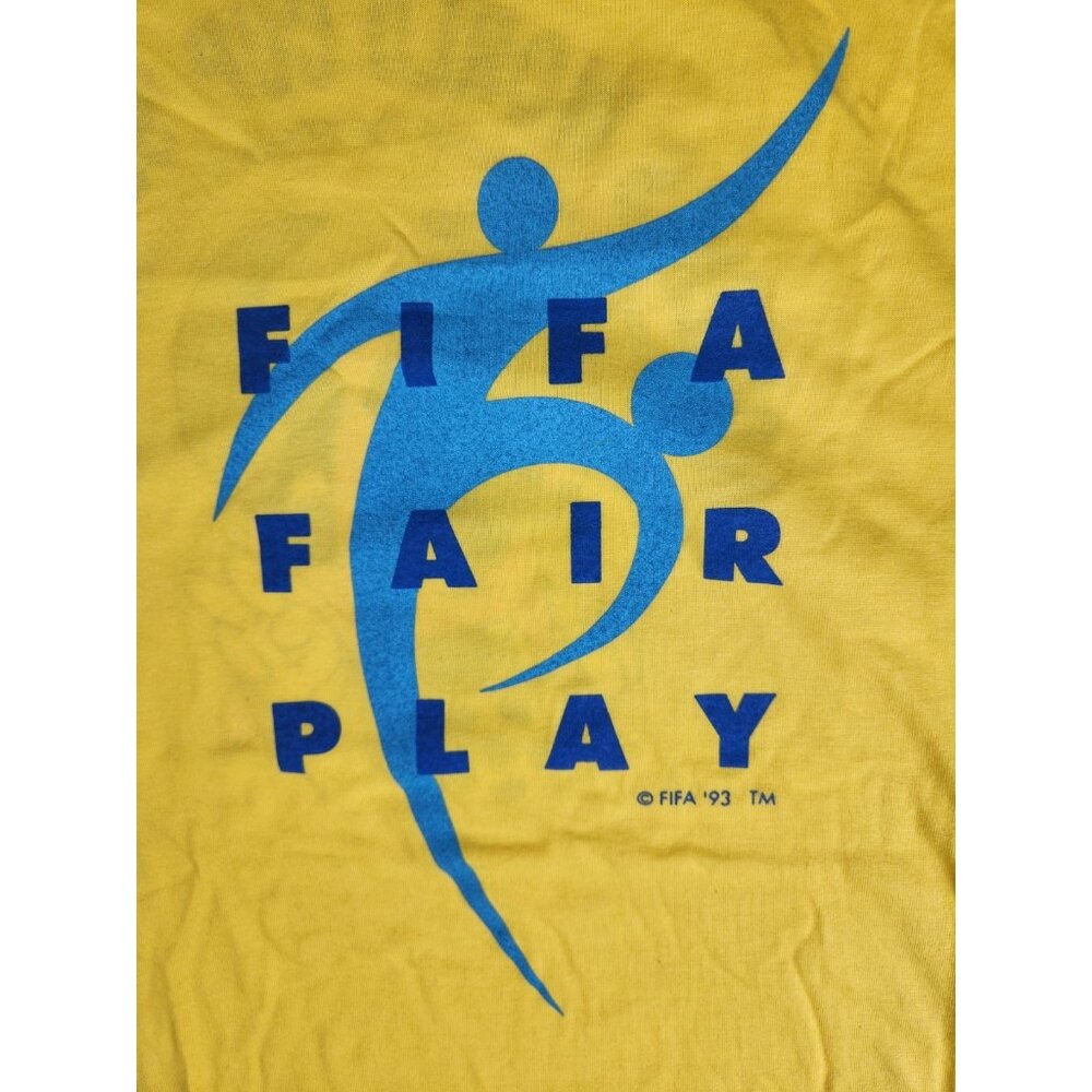 Vintage 1995 Adidas FIFA Women’s World Cup Sweden T-Shirt Size M Soccer Football - Picture 3 of 11